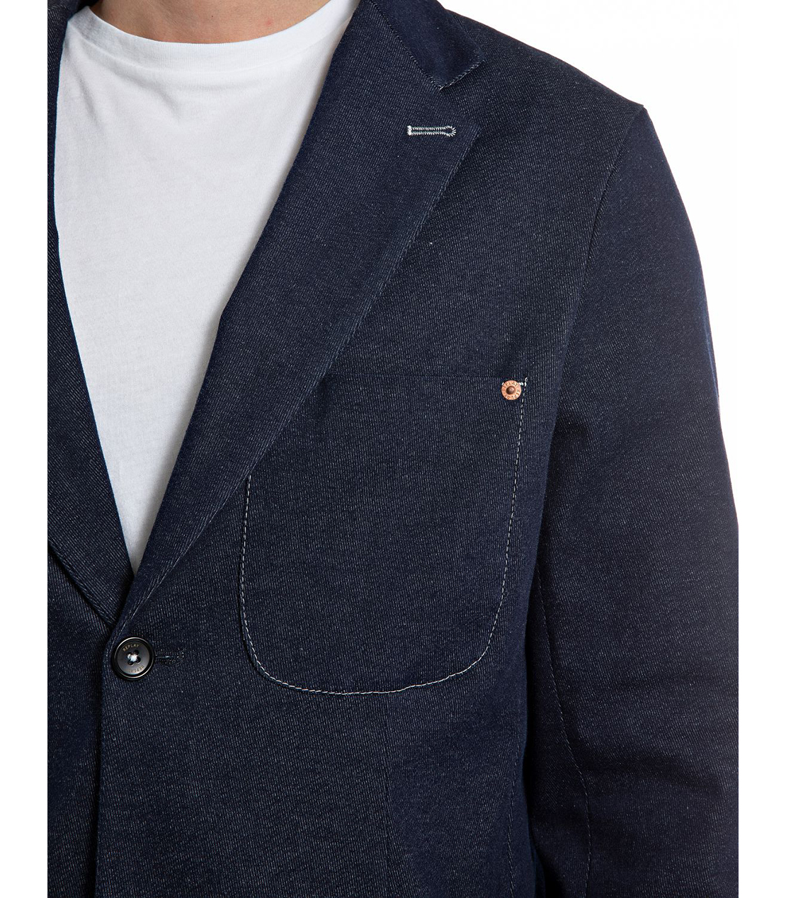 Sartoriale スーパーストレッチインディゴデニムテーラードJK 詳細画像 ダークブルー 5